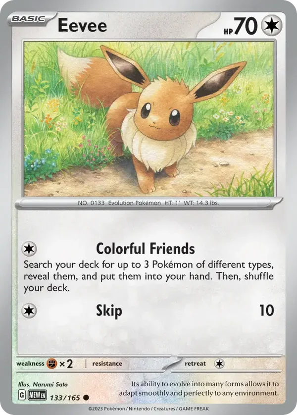 Eevee 133/165  151