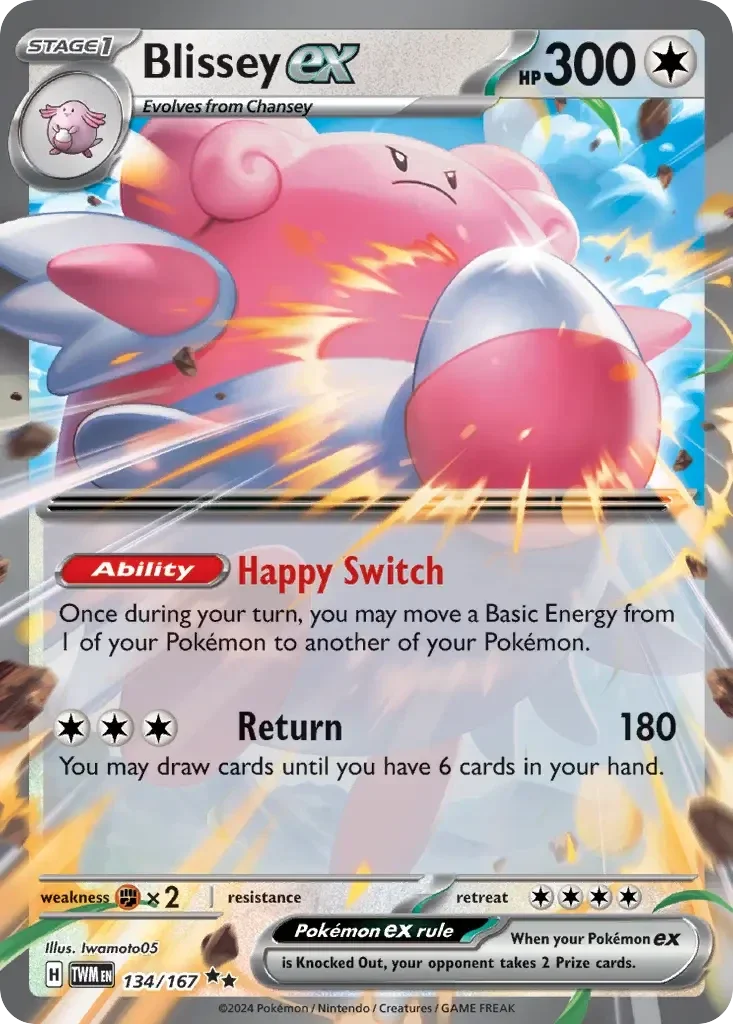 Blissey EX 134/167 Twilight Masquerade