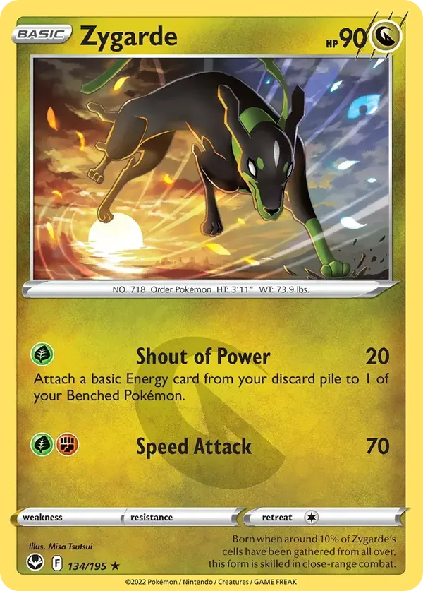 Zygarde 134/195 Silver Tempest