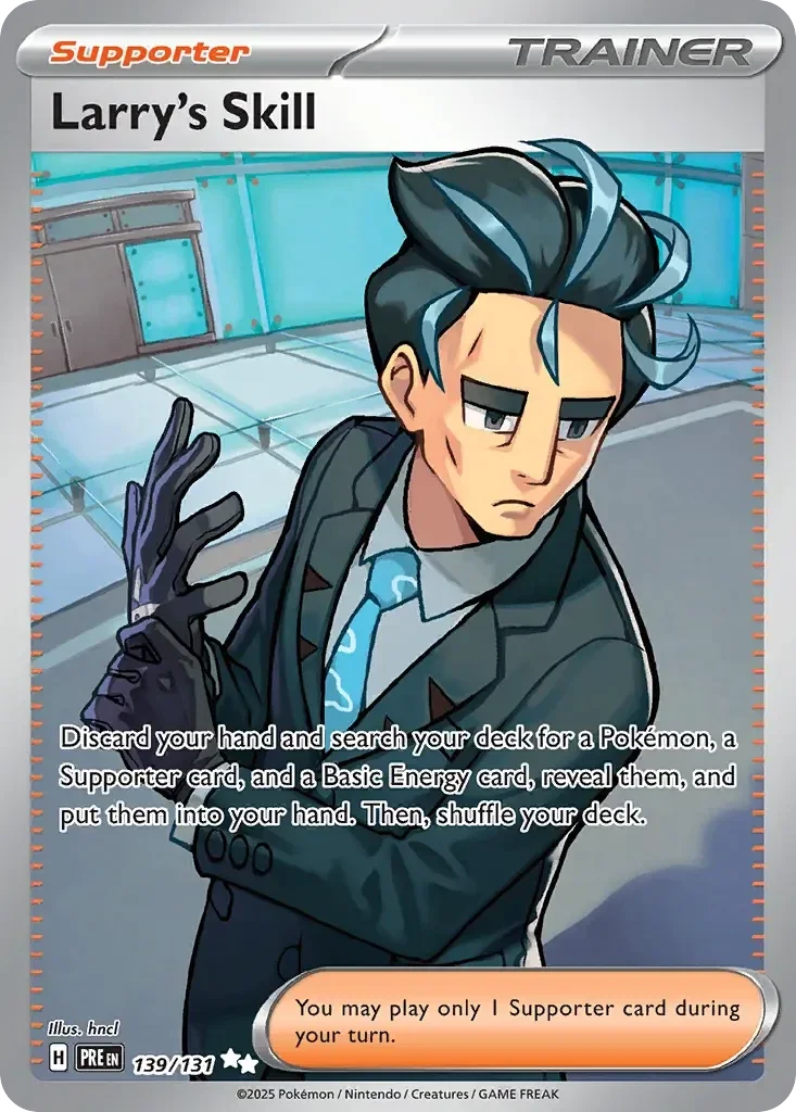 Larry's Skill 139/131 Full Art Prismatic Evolution