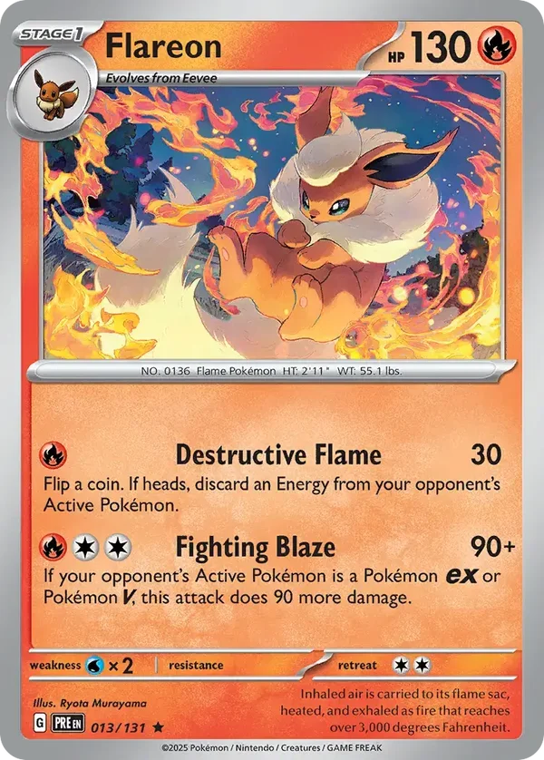 Flareon 013/131 Prismatic Evolutions