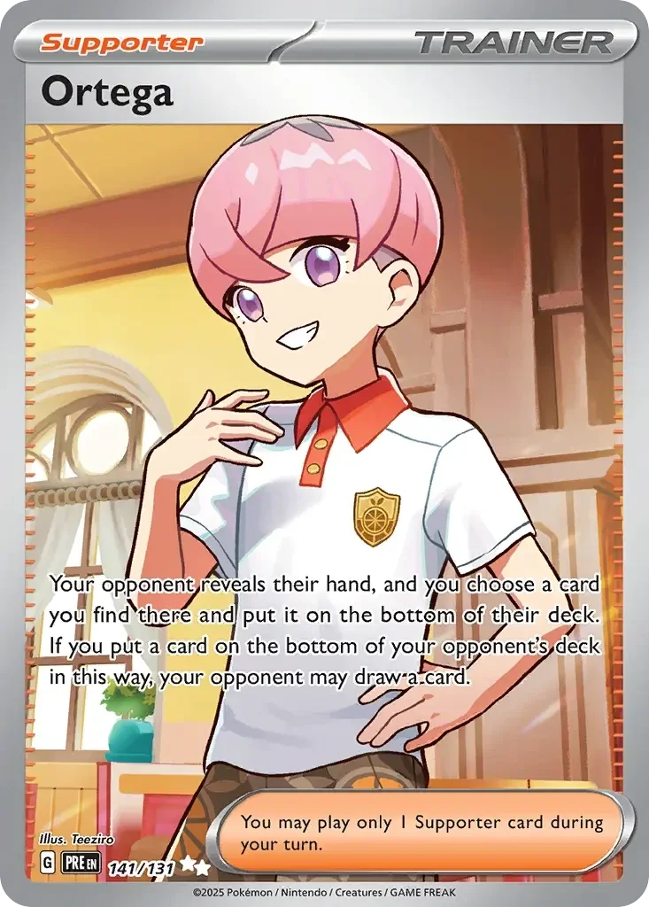 Ortega 141/131 Full Art Prismatic Evolution