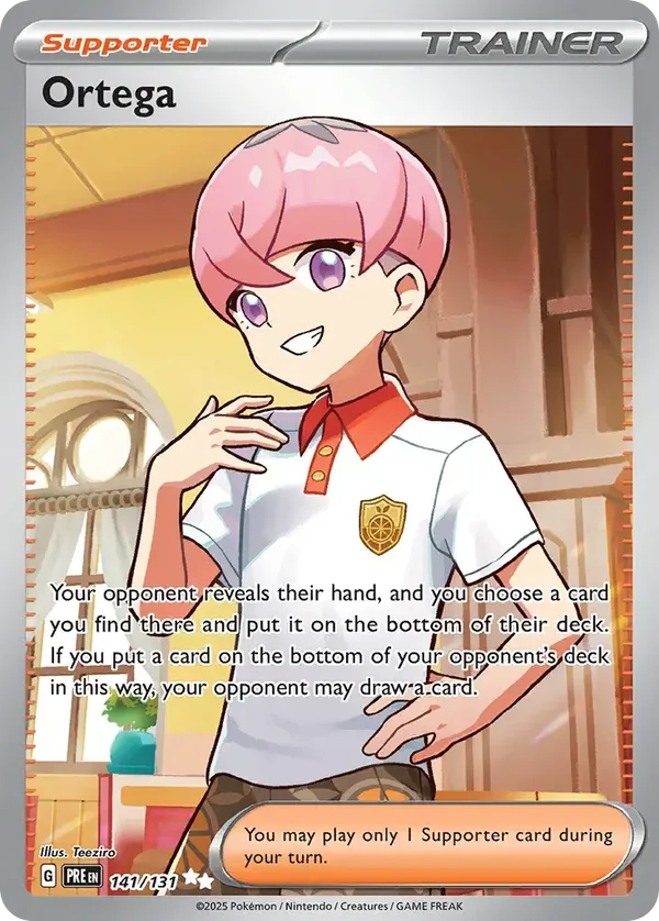 Ortega 141/131 Full Art Prismatic Evolution