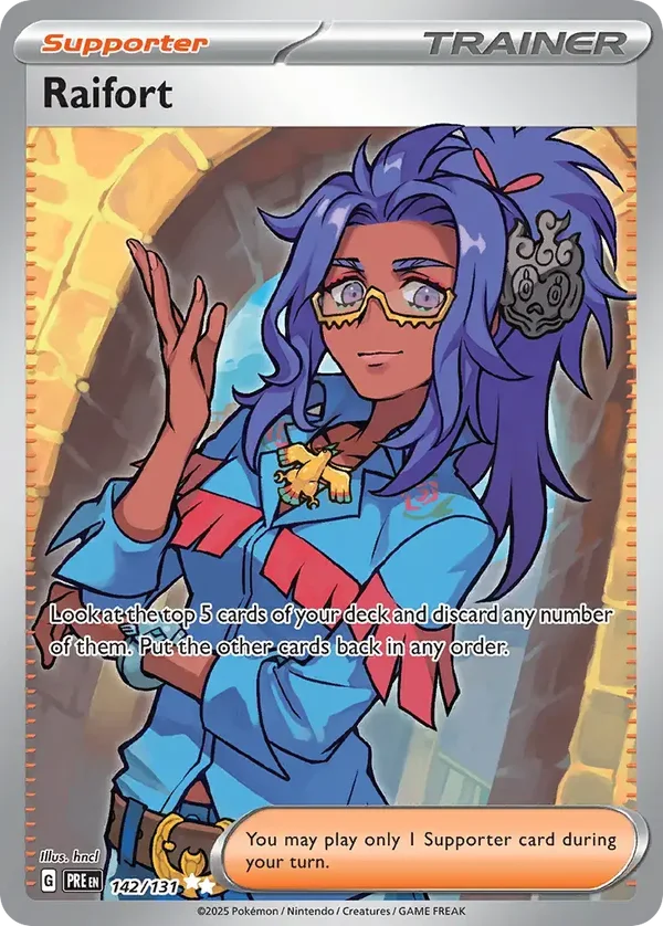 Railfort 142/131 Full Art Prismatic Evolution