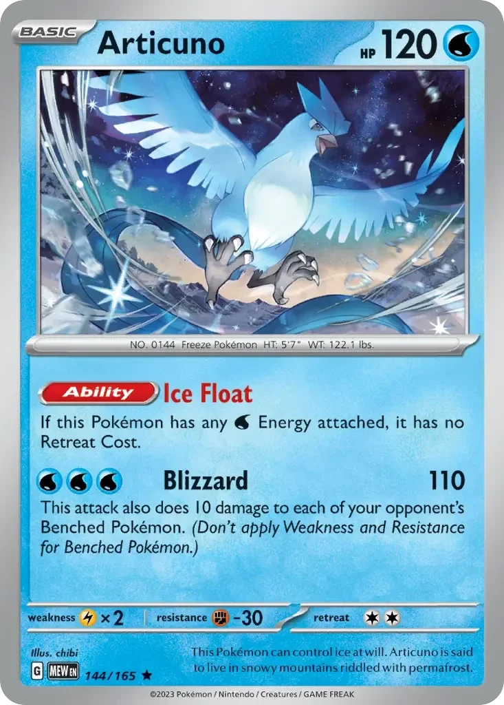Articuno 144/165  151