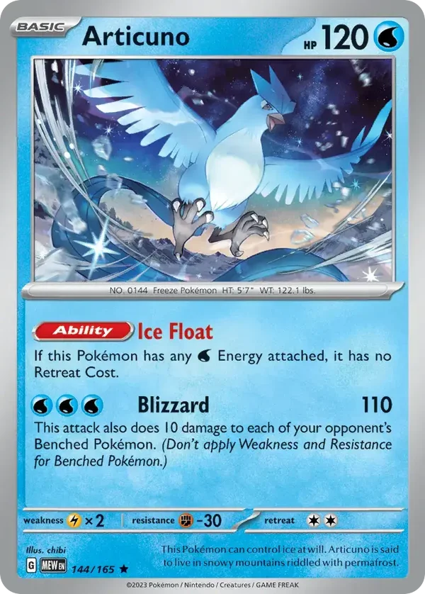 Articuno 144/165  151