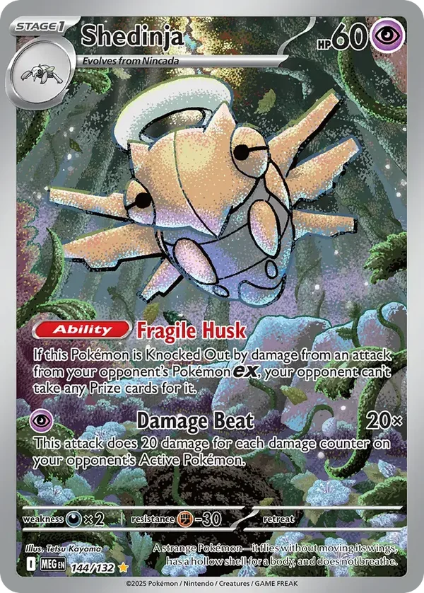 Shedinja 144/132 Mega Evolution Illustration Rare
