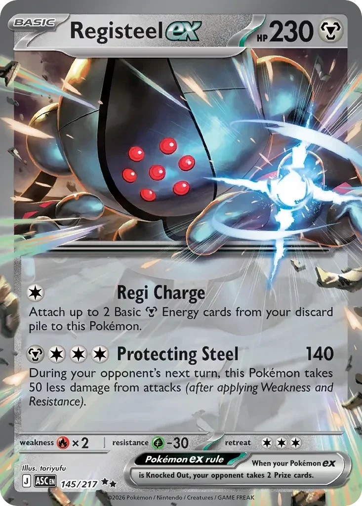 Registeel EX 145/217 Ascended Heroes