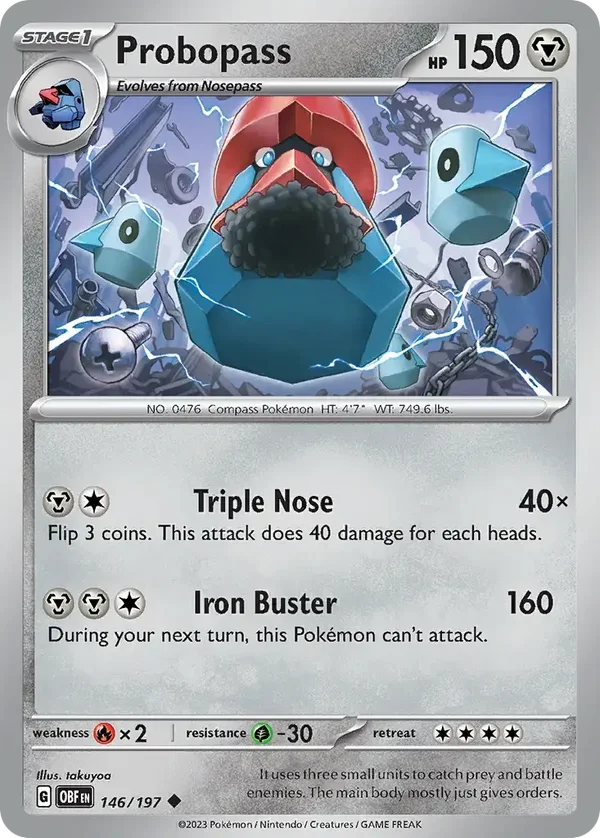Probopass 146/197 Obsidian Flames