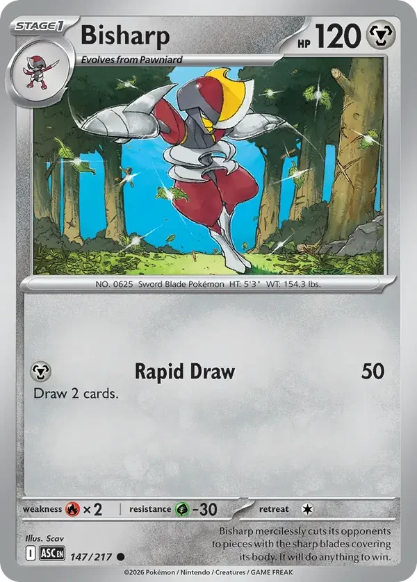 Bisharp 147/217 Ascended Heroes