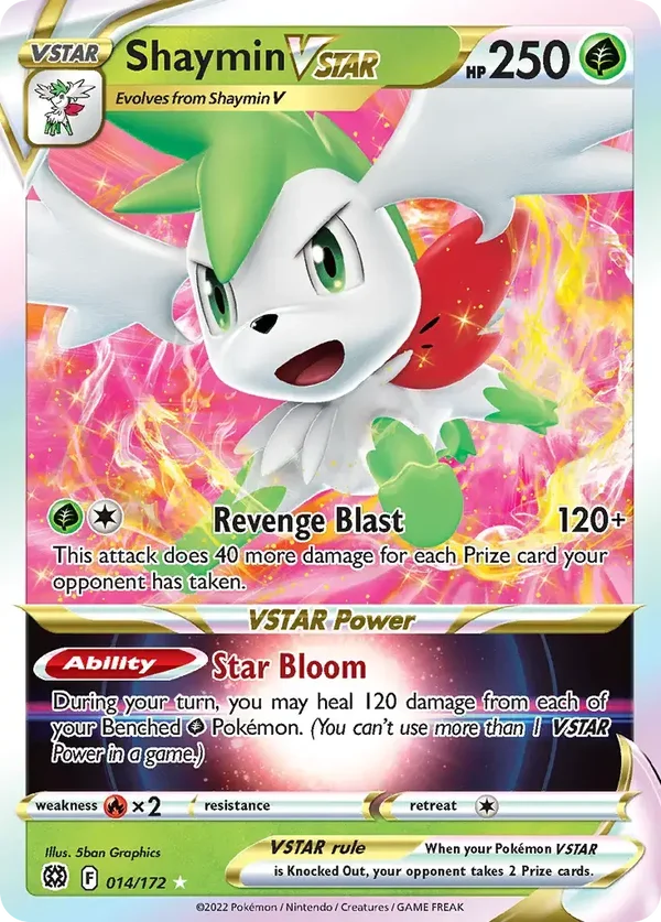 Shaymin Vstar 014/172 Brilliant Stars