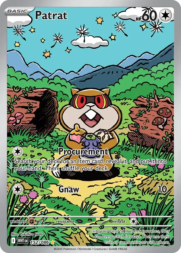 Patrat Illustration Rare 152/086 White Flare