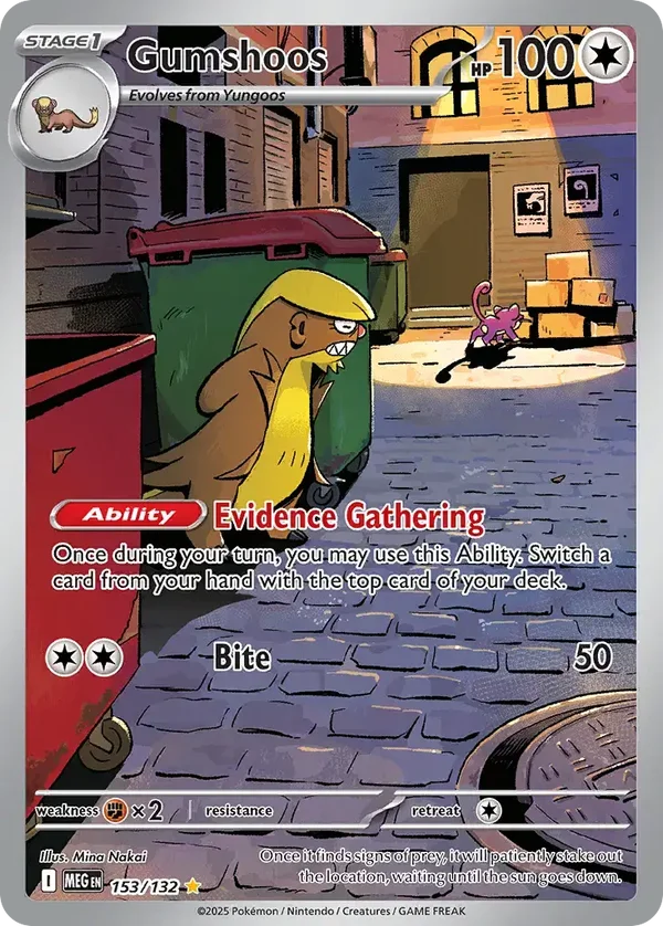 Gumshoos 153/132 Mega Evolution
