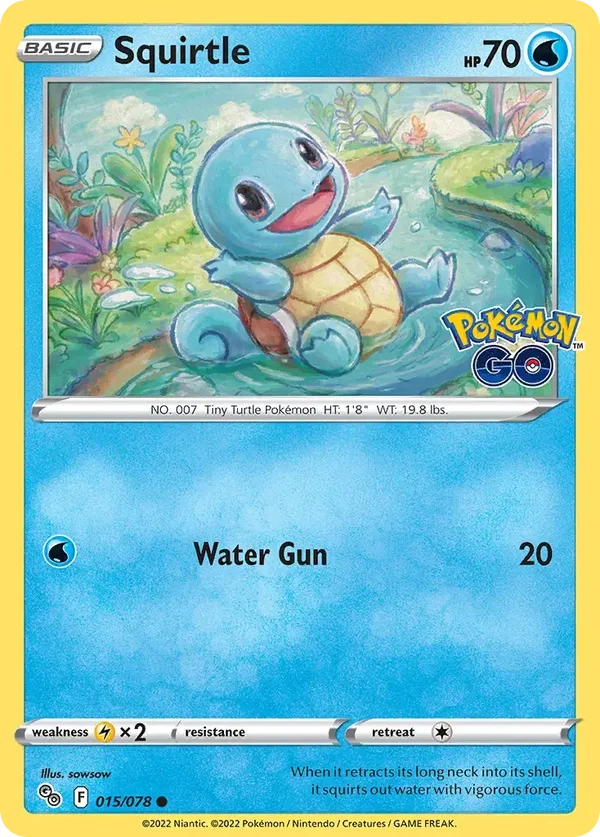 Squirtle 015/078 Pokemon GO