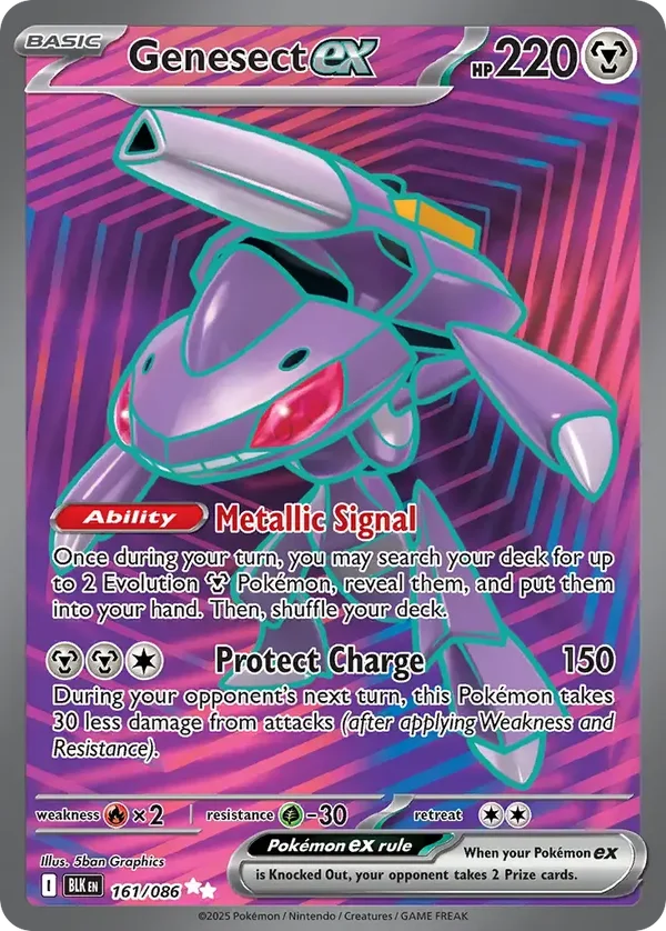 Genesect EX 161/086 Black Bolt