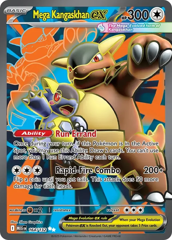 Mega Kangaskhan EX 164/132 Mega Evolution