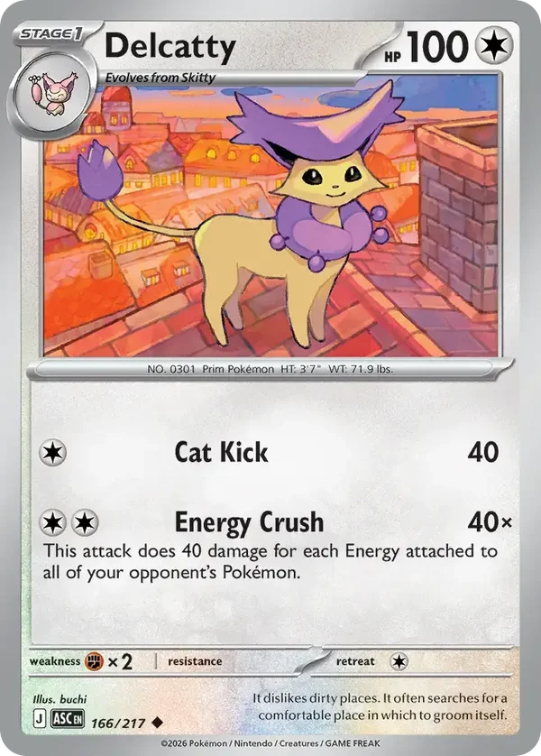 Delcatty 166/217 Ascended Heroes