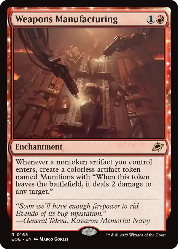 Weapons Manufacturing 0168 Edge of Eternities