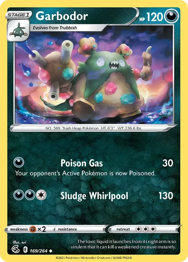 Garbodor 169/264 Fusion Strike