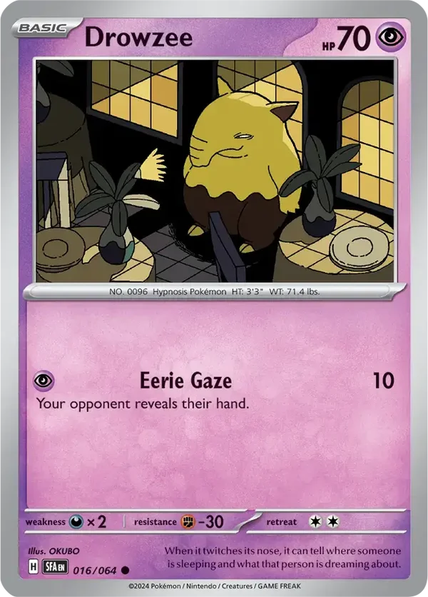 Drowzee 016/064 Shrouded Fable
