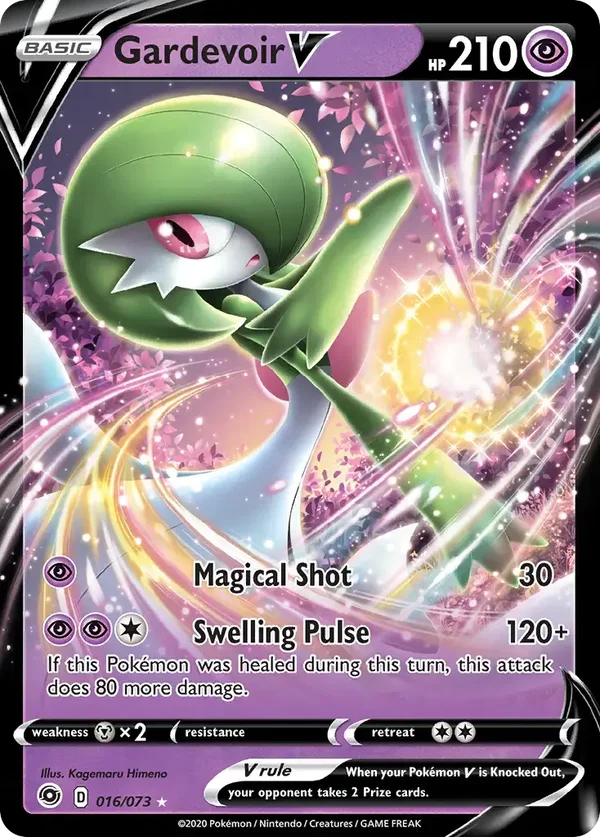 Gardevoir V 016/073 Champion’s Path Rare Holo V