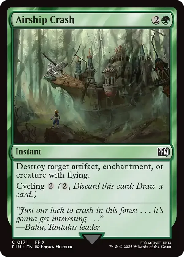 Airship Crash 0171 Final Fantasy