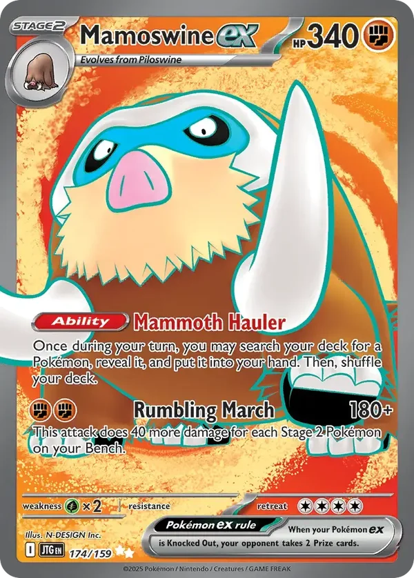 Mamoswine EX 174/159 Journey Together