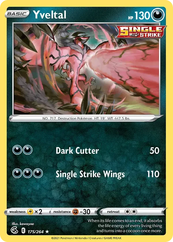Yveltal 175/264 Fusion Strike