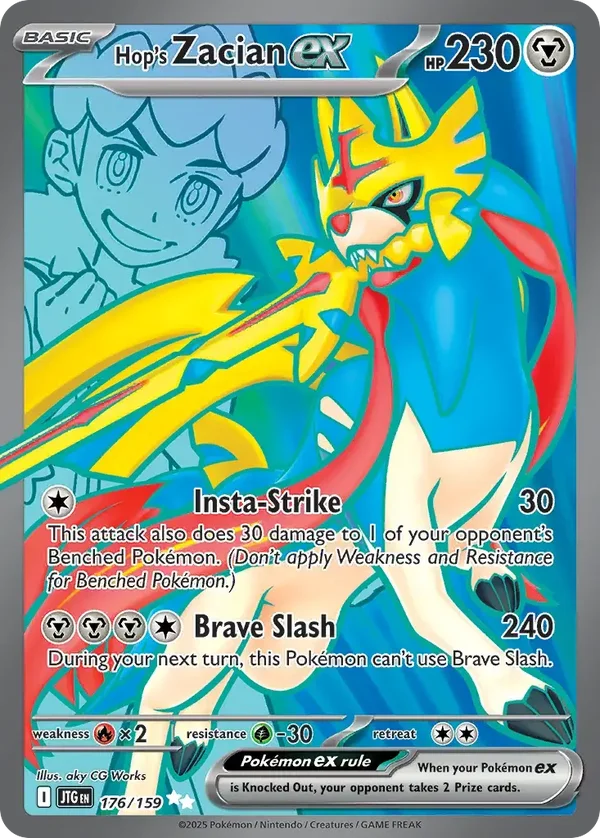 Hop’s Zacian EX 176/159 Journey Together