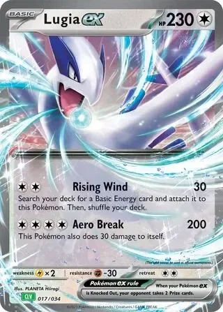 Lugia EX 017/034 Pokemon TCG Classic