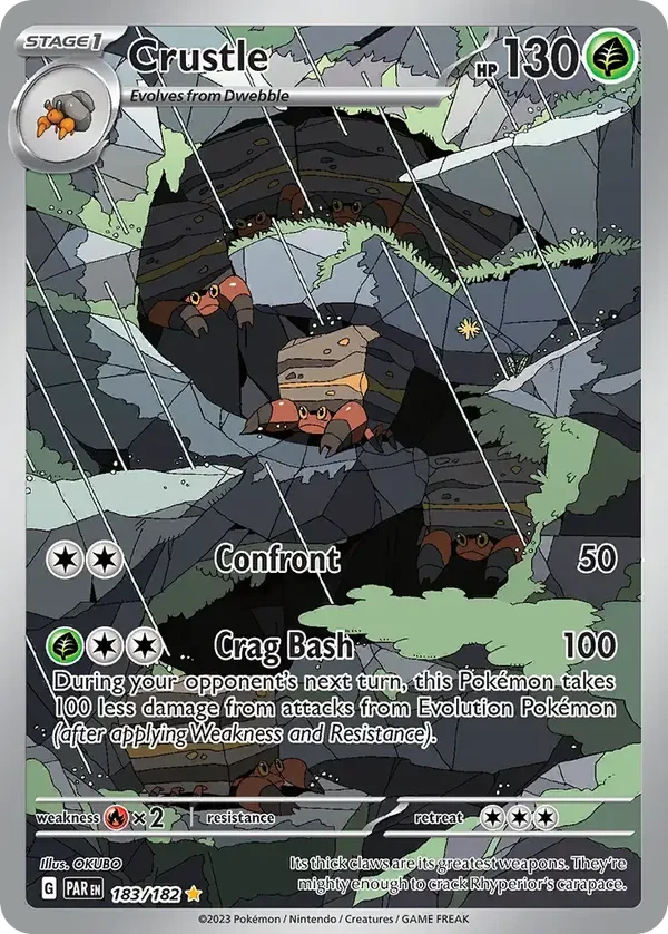 Crustle 183/182 Paradox Rift Illustration Rare