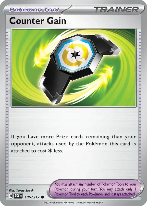 Counter Gain 186/217 Ascended Heroes