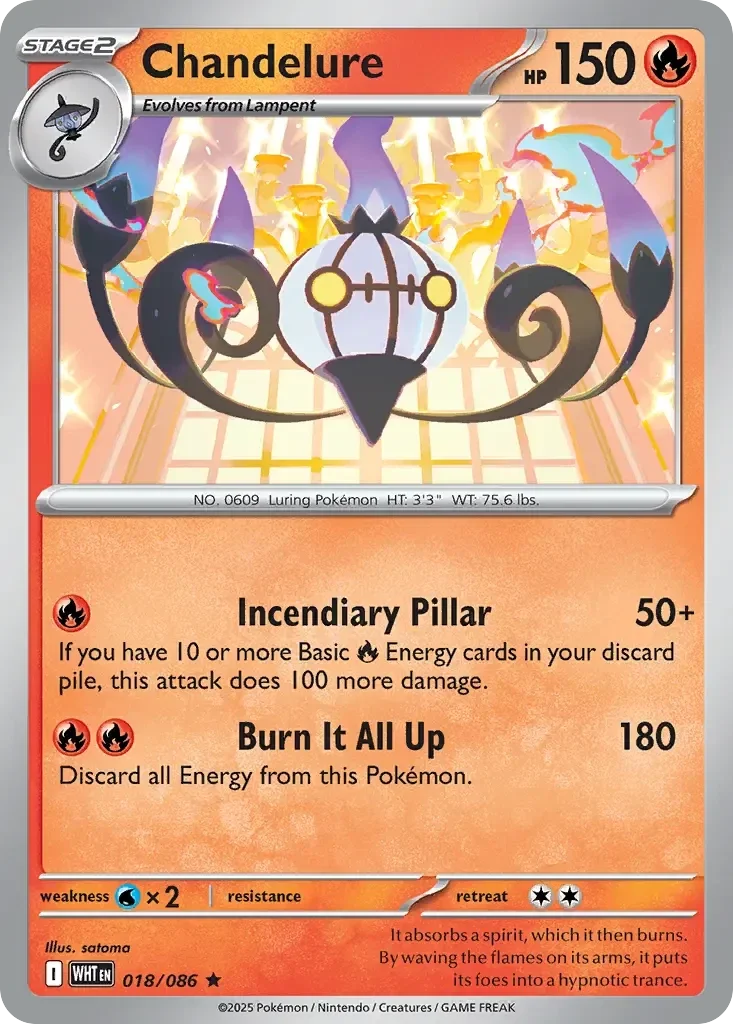 Chandelure 018/086 White Flare