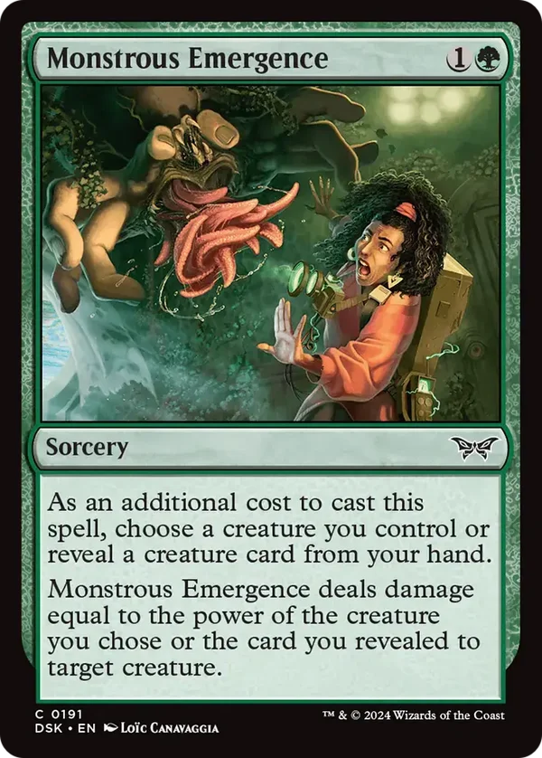 Monstrous Emergence 0191 Duskmourn: House of Horror