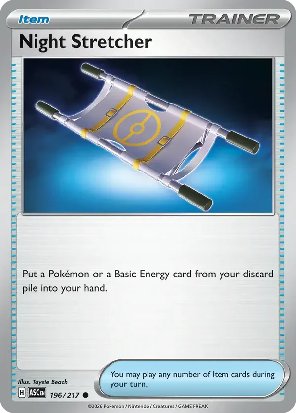 Night Stretcher 196/217 Ascended Heroes