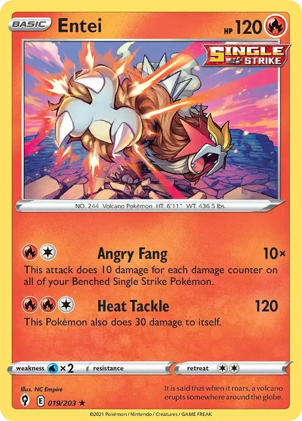 Entei 019/203 Evolving Skies
