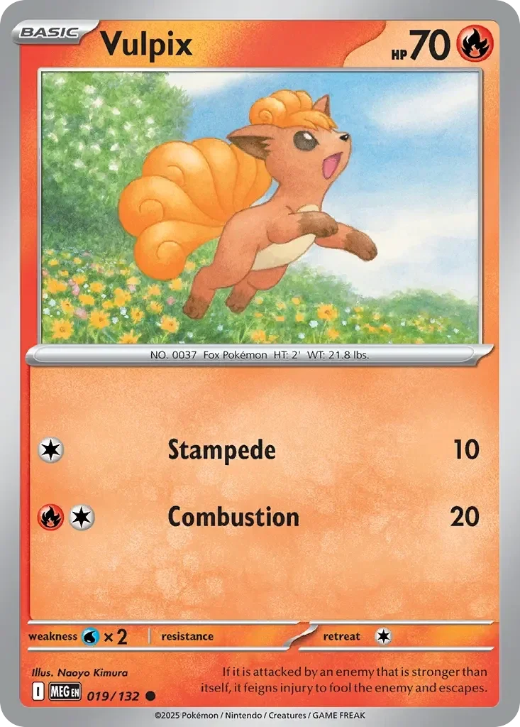Vulpix 019/132 Mega Evolution