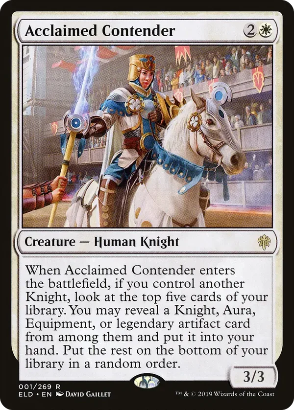 Acclaimed Contender 001/269 Throne of Eldraine