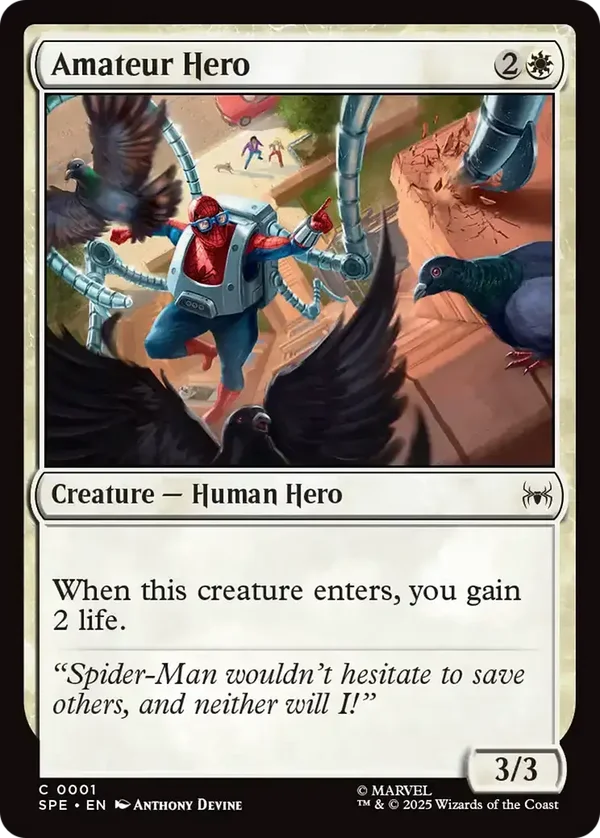 Amateur Hero 0001 Marvel's Spider-Man Eternal