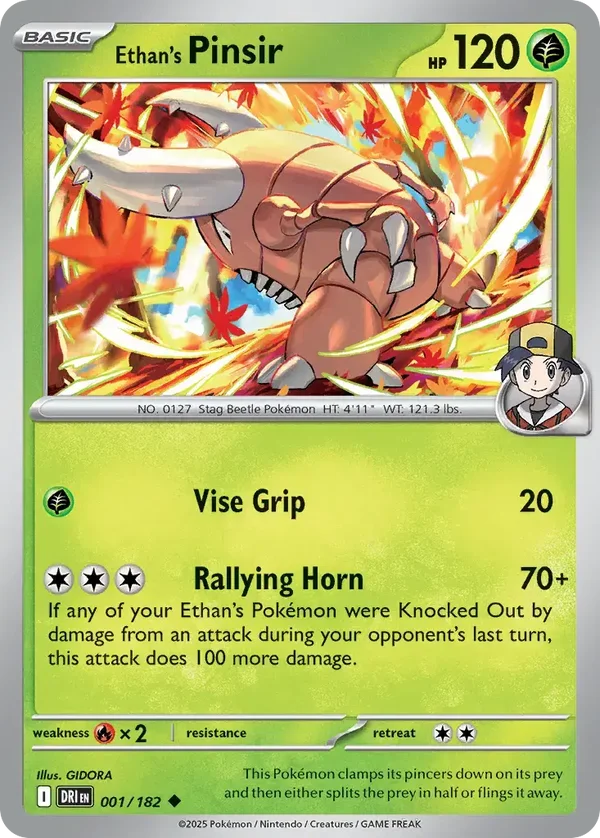 Pinsir 001/182 Destined Rivals
