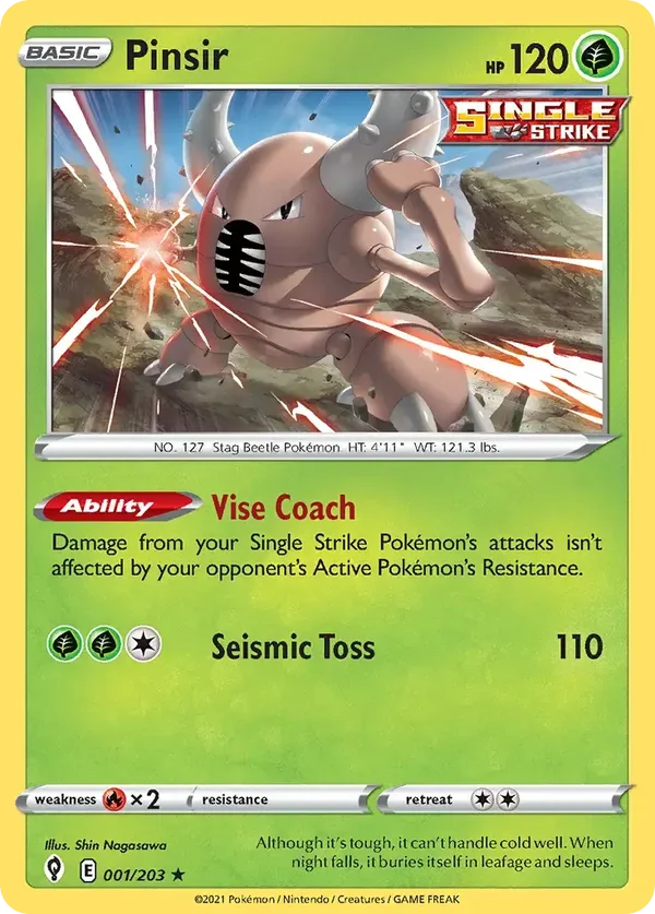 Pinsir 001/203 Evolving Skies