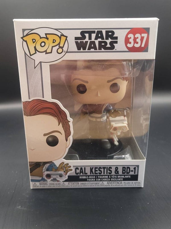 Cal Kestis & BD-01 Star Wars 337 BobbleHead Funko POP