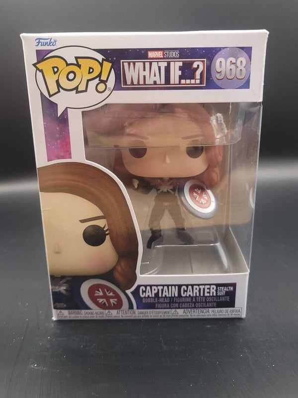 Captain Carter 968 Marvel Studio What If? BobbleHead Funko POP