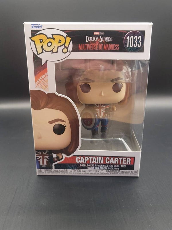 Captain Carter 1033 Multiverse of Madness BobbleHead Funko POP