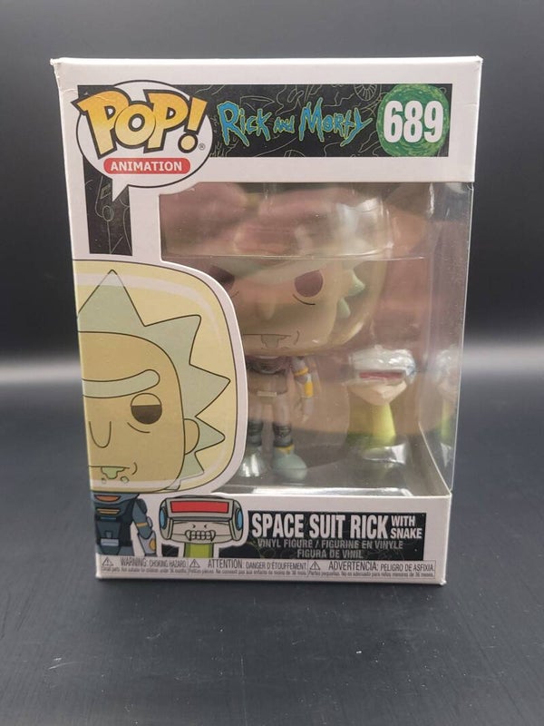 Space Suit Rick with Snake 689 Rick and Morty Funko POP