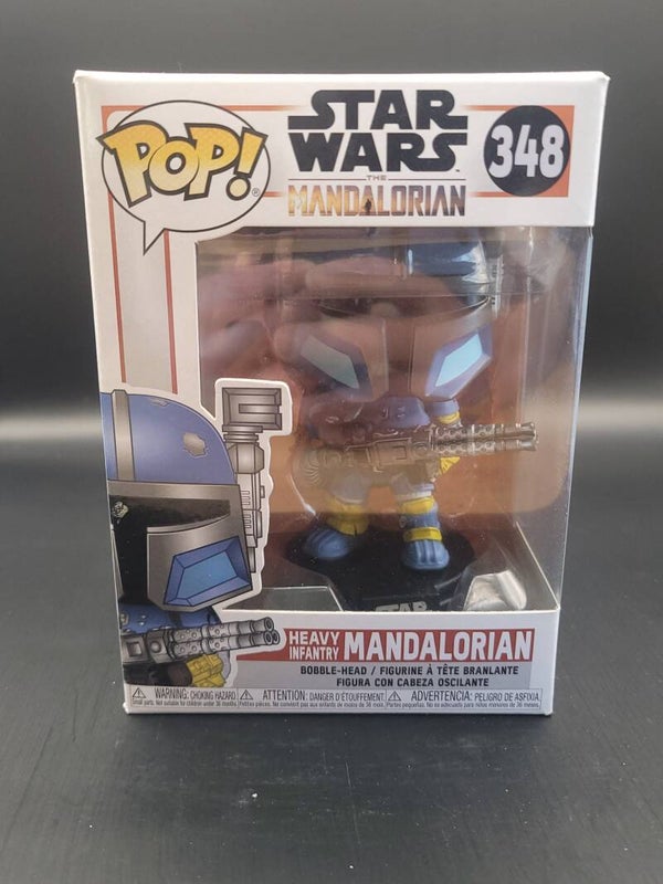 Heavy Infantry Mandalorian 348 The Mandalorian BobbleHead Funko POP