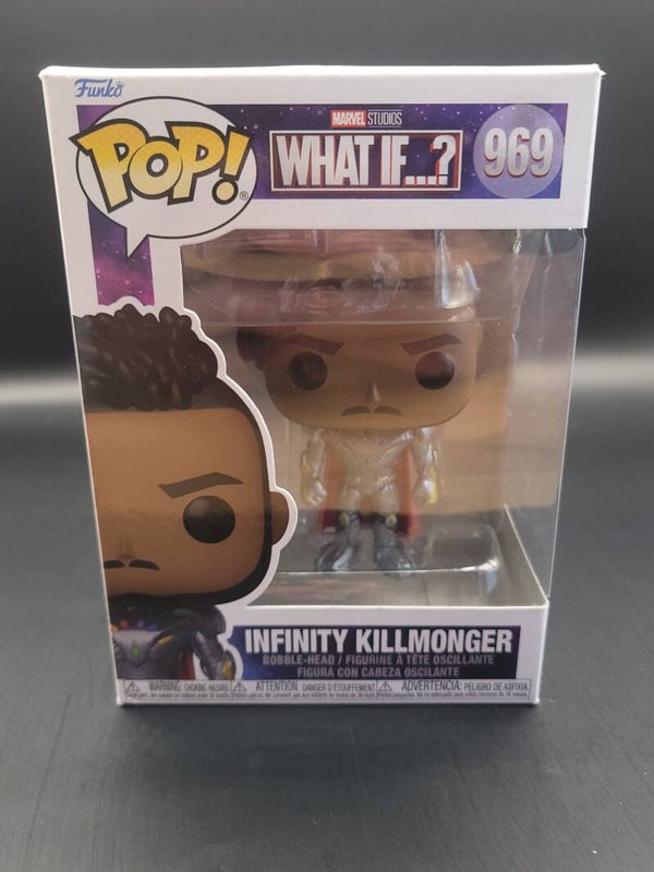 Infinity Killmonger 969 What If...? BobbleHead Funko POP