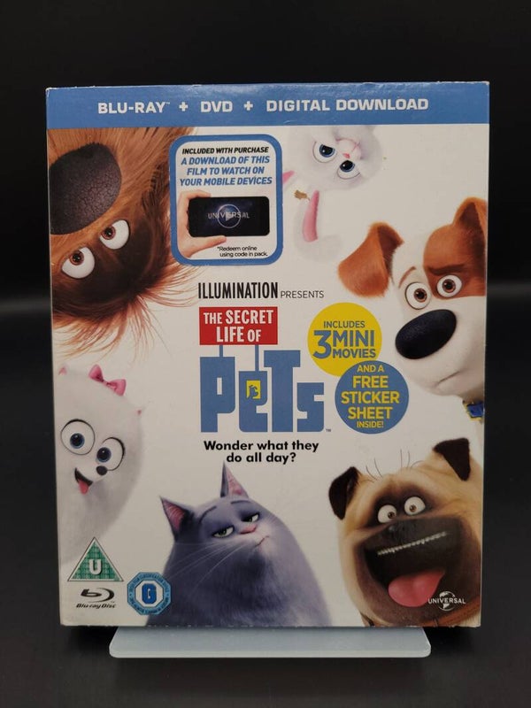 The Secret Life of Pets Blu-Ray + DvD