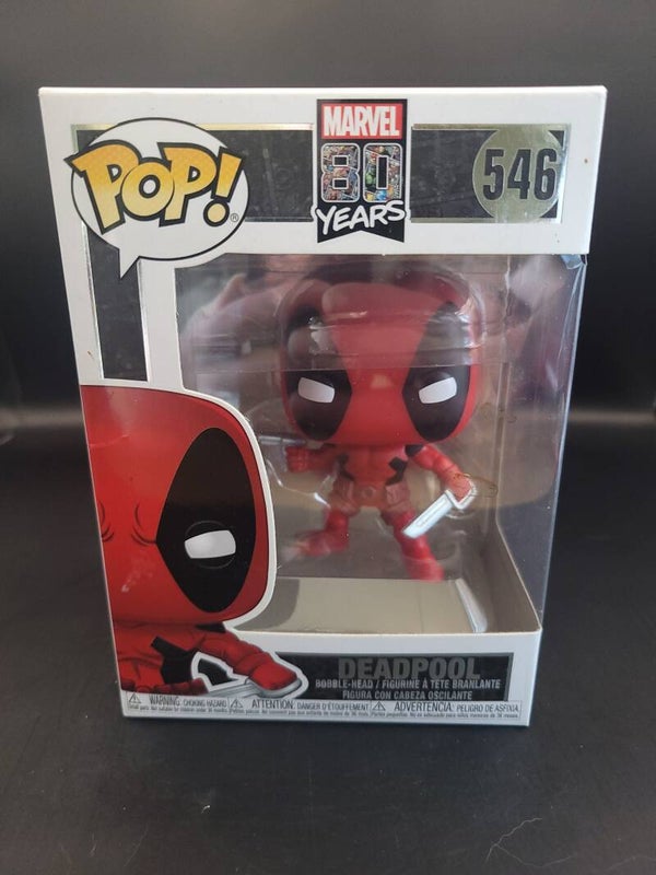 Deadpool 546 80 Years of Marvel BobbleHead