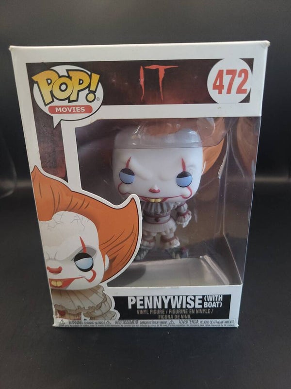 Pennywise with Boat 472 IT Funko POP